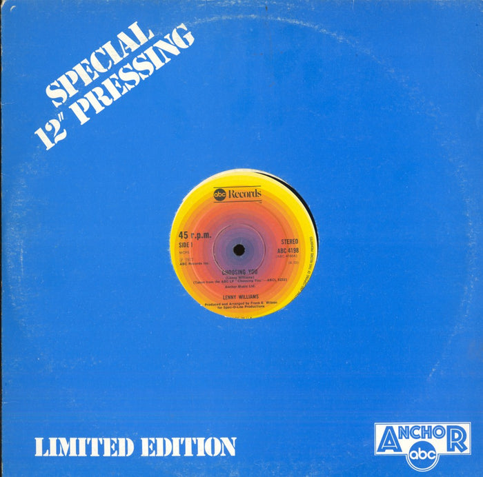 Choosing You / Trust In Me (UK, 12")