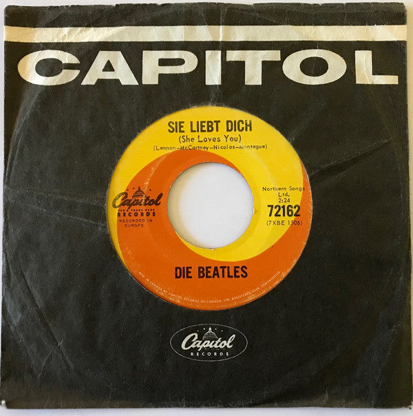 Sie Liebt Dich 7" (Canada)