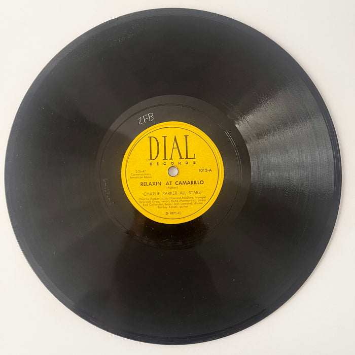 Relaxin' At Camarillo / Blue Serge (78 RPM Shellac 10")