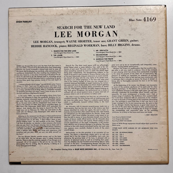"Search For The New Land" 1966 Vintage Vinyl LP (Original MONO Press)