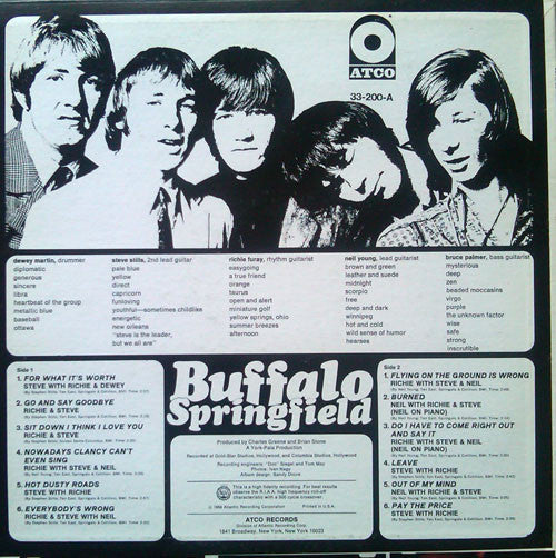 Buffalo Springfield (1980s US Press)