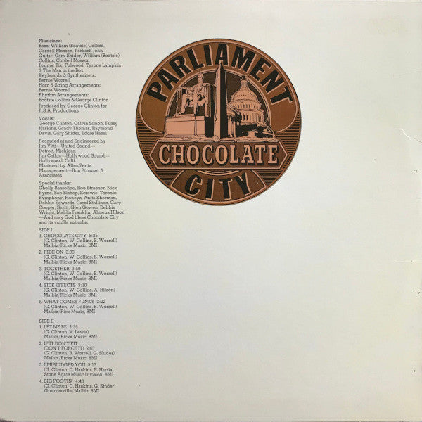 Chocolate City (1975 US Press)