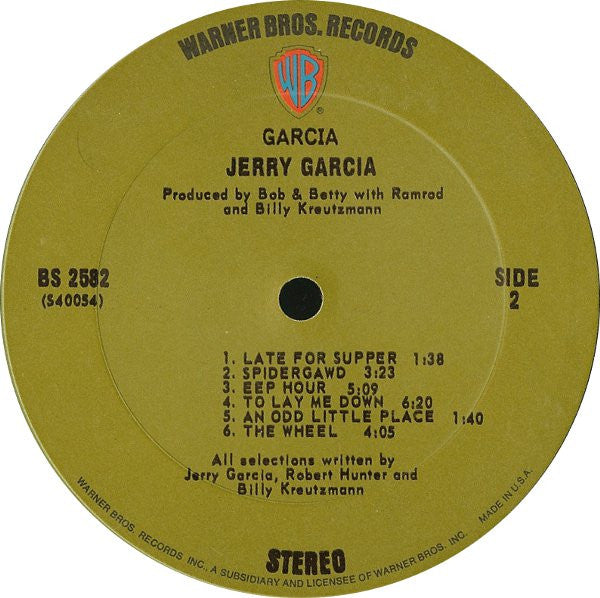 Garcia (1972 US Press)