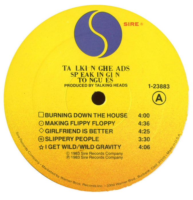 Speaking In Tongues (1983 Allied Pressing)