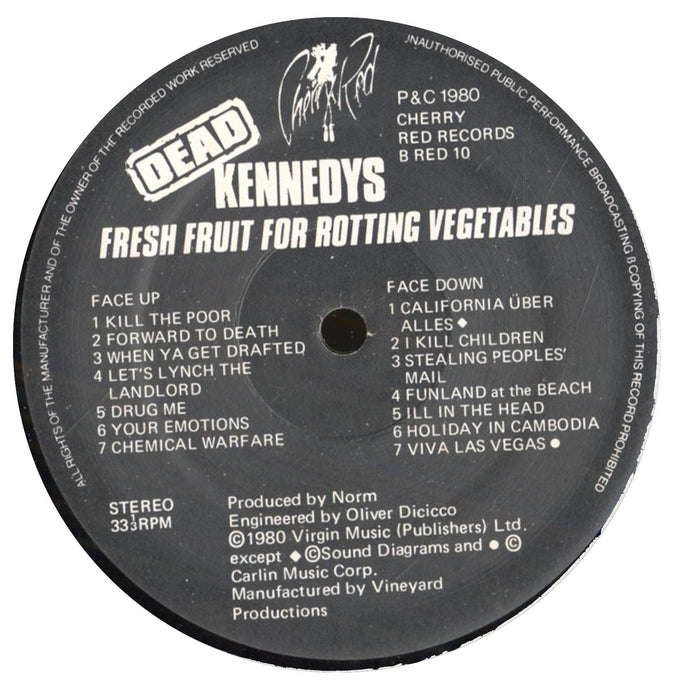 "Fresh Fruit For Rotting Vegetables" Original Vintage Vinyl LP (1980 UK Press)