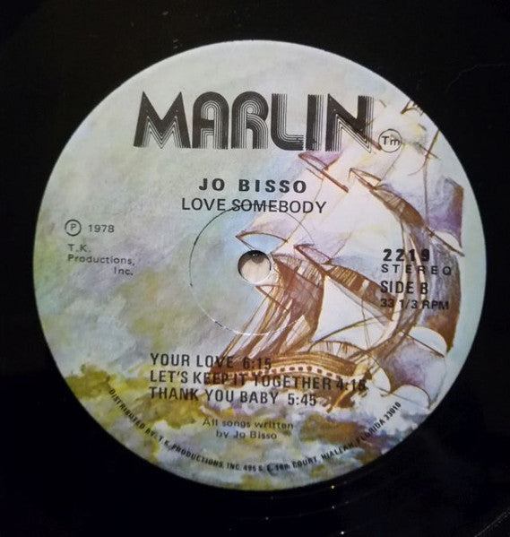 Jo Bisso - Love Somebody (1978 US Press)