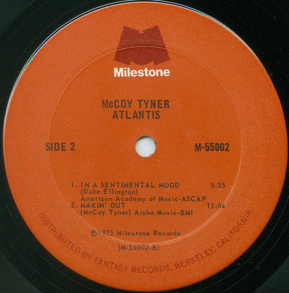 McCoy Tyner - Atlantis (LP) [US] 1st (Very Good Plus (VG+))