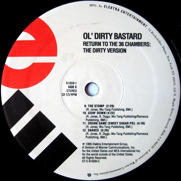Ol' Dirty Bastard - Return To The 36 Chambers: The Dirty Version (LP) [US] 1st