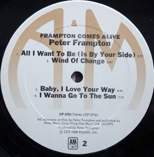 Peter Frampton - Frampton Comes Alive! (LP) [US] 1st (Very Good Plus (VG+))