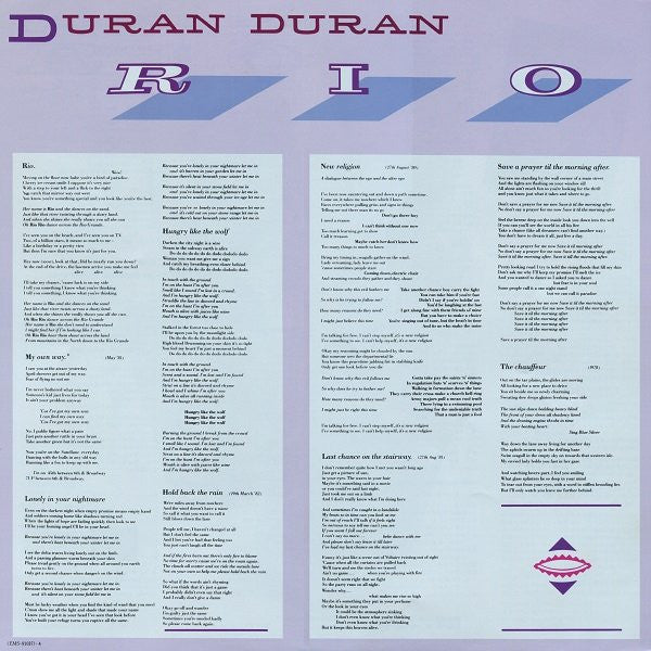 Duran Duran - Rio (LP) [Japan] 1st (Near Mint (NM or M-))