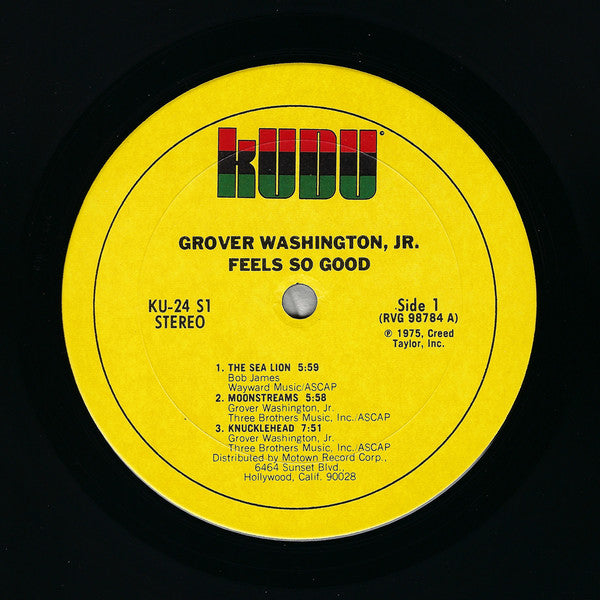 Grover Washington, Jr. - Feels So Good (LP) [US] 1st (Near Mint (NM or M-))