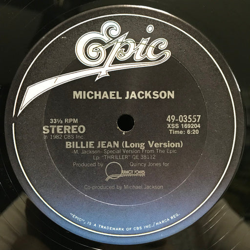 Michael Jackson - Billie Jean (12" 1983 Single)
