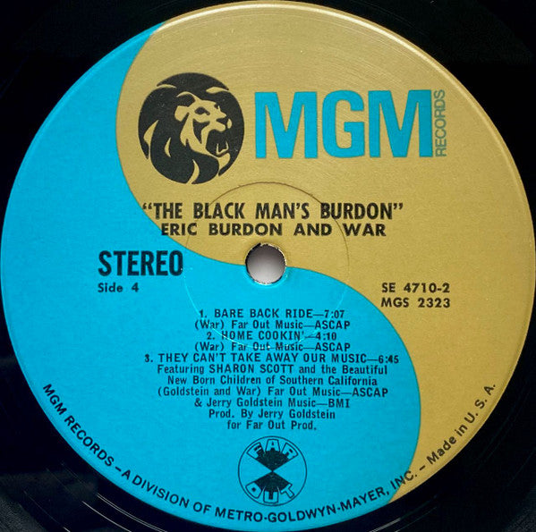 Eric Burdon & War - The Black-Man's Burdon (LP) [US] 1st (Near Mint (NM or M-))