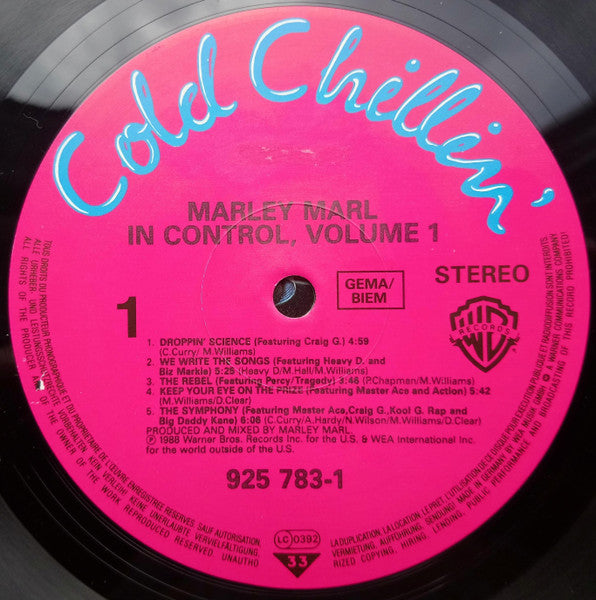 Marley Marl - In Control Volume 1 (LP) [Europe] 1st