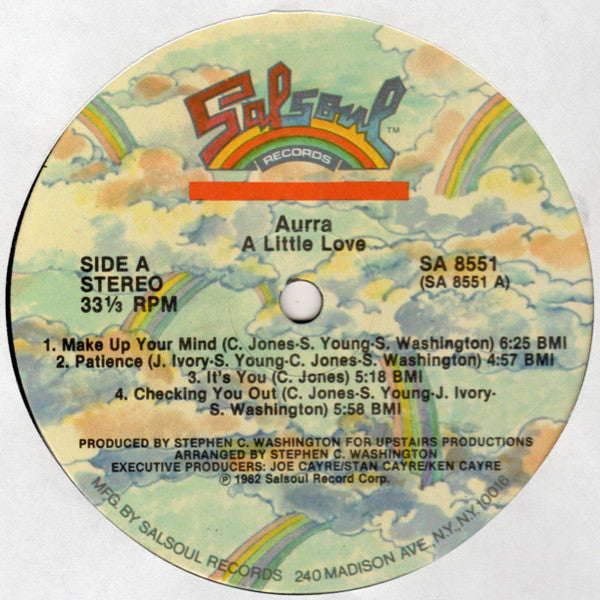 Aurra - A Little Love (LP) [US] 1st (Very Good Plus (VG+))