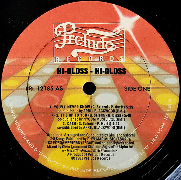Hi-Gloss - Hi-Gloss (LP) [US] 1st