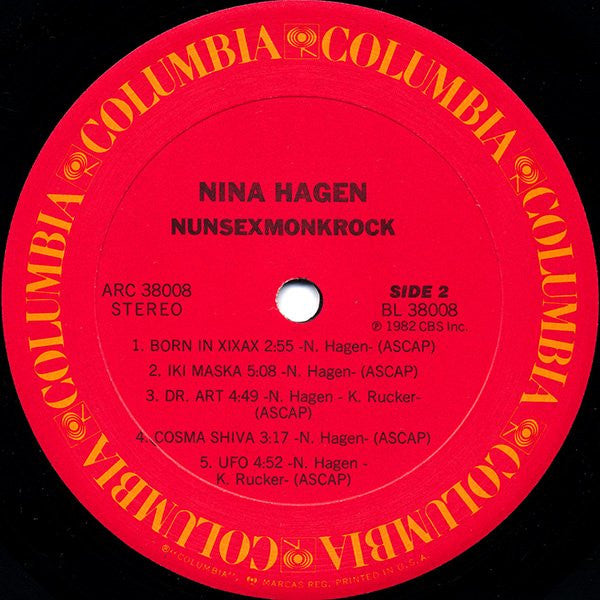 Nina Hagen - Nunsexmonkrock (1982 STEREO)