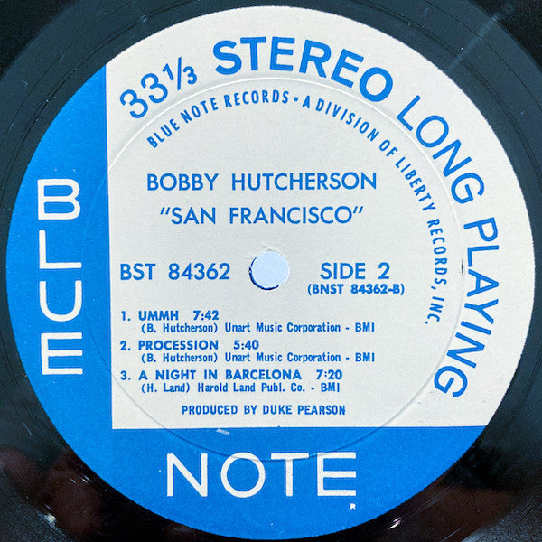 Bobby Hutcherson - San Francisco (LP) [US] 1st (Very Good Plus (VG+))