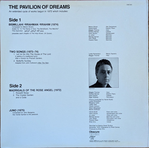 Harold Budd - The Pavilion Of Dreams (LP) [US] 1981 RP (Near Mint (NM or M-))
