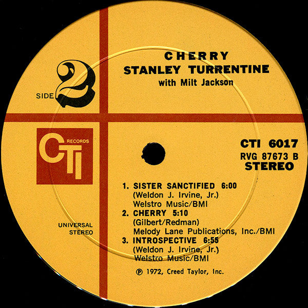 Stanley Turrentine - Cherry (LP) [US] 1st (Very Good Plus (VG+))