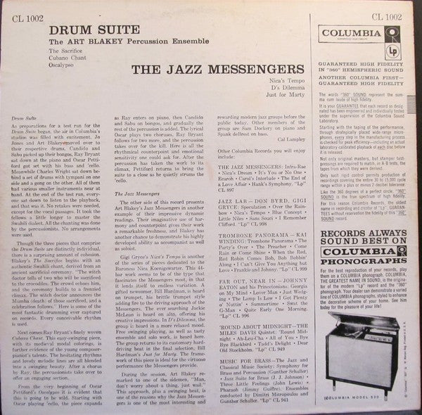 Art Blakey & The Jazz Messengers - Drum Suite (1957 MONO)
