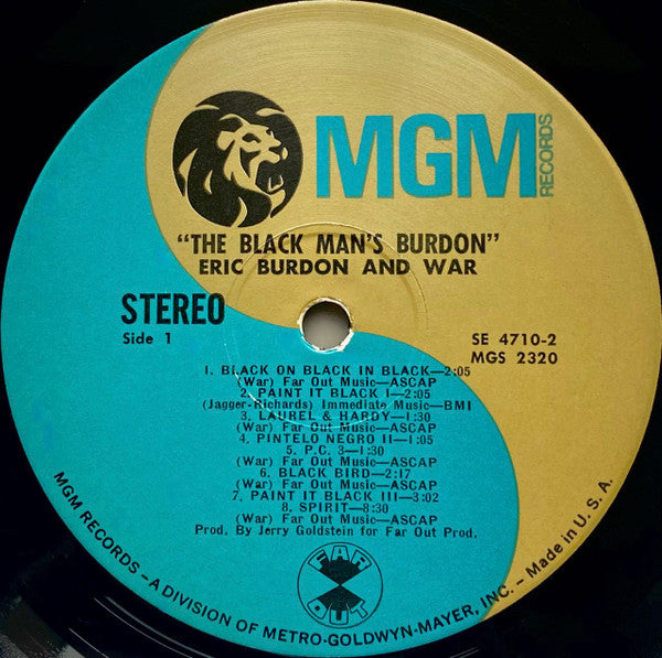 Eric Burdon & War - The Black-Man's Burdon (LP) [US] 1st (Near Mint (NM or M-))