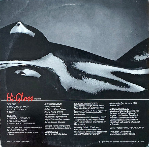 Hi-Gloss - Hi-Gloss (LP) [US] 1st