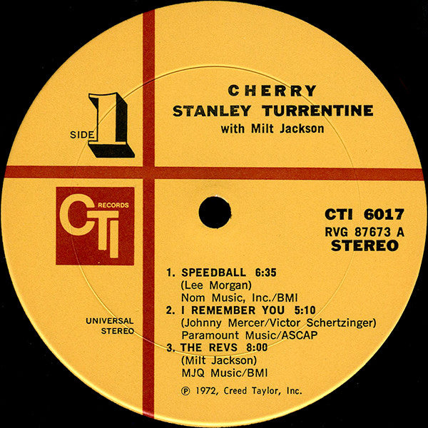 Stanley Turrentine - Cherry (LP) [US] 1st (Very Good Plus (VG+))