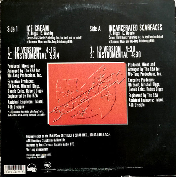 Raekwon - Ice Cream / Incarcerated Scarfaces (12") [US] 1st (Near Mint (NM or M-))
