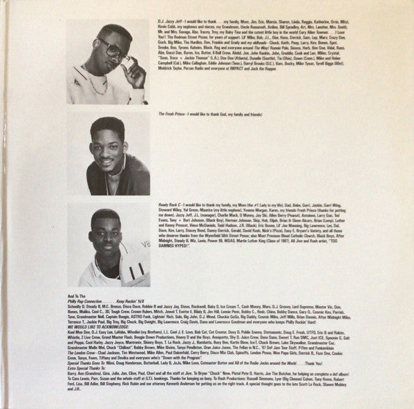 DJ Jazzy Jeff & The Fresh Prince - He's The DJ, I'm The Rapper