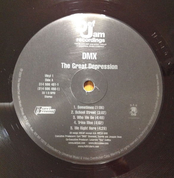 DMX - The Great Depression (2001 US Press)