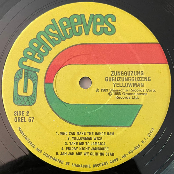 Yellowman - Zungguzungguguzungguzeng (1983 US Press)