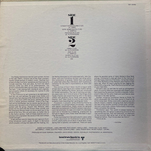 Bobby Hutcherson - San Francisco (LP) [US] 1st (Very Good Plus (VG+))