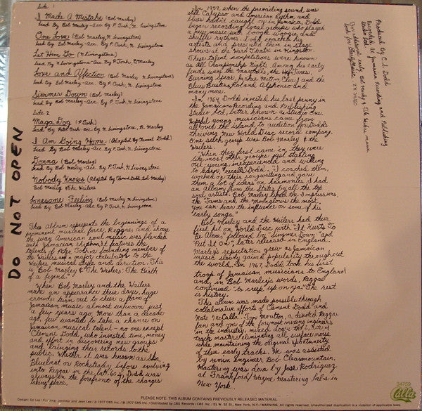 Bob Marley & The Wailers - The Birth Of A Legend