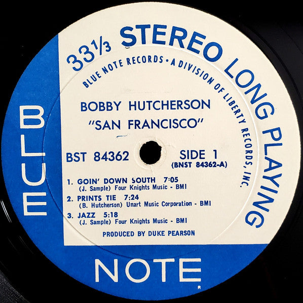 Bobby Hutcherson - San Francisco (LP) [US] 1st (Very Good Plus (VG+))