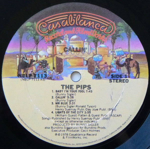 The Pips - Callin' (1978 SEALED)