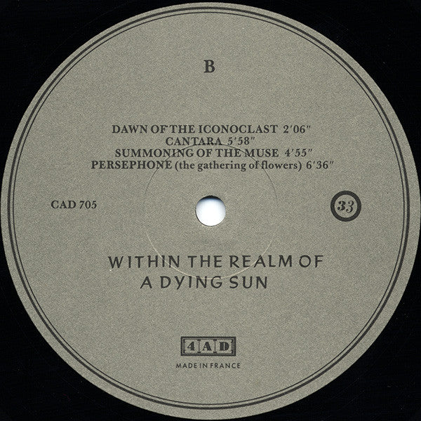 Dead Can Dance - Within The Realm Of A Dying Sun (LP) [UK] 1st