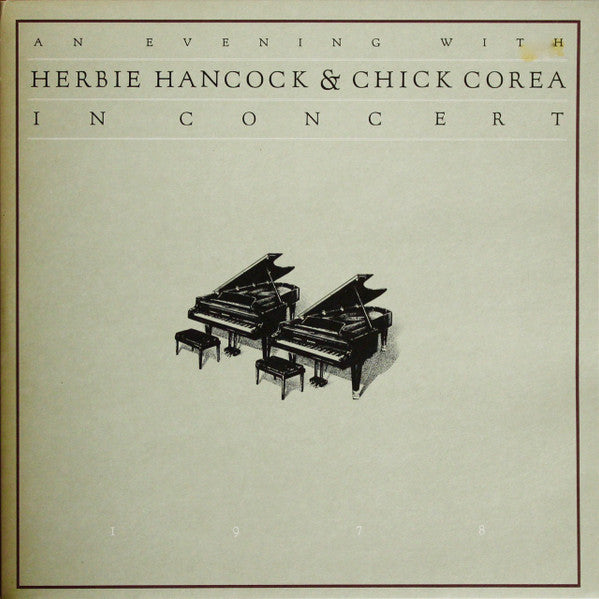 Herbie Hancock - An Evening With Herbie Hancock & Chick Corea In Concert (LP) [Europe] 1st (Near Mint (NM or M-))