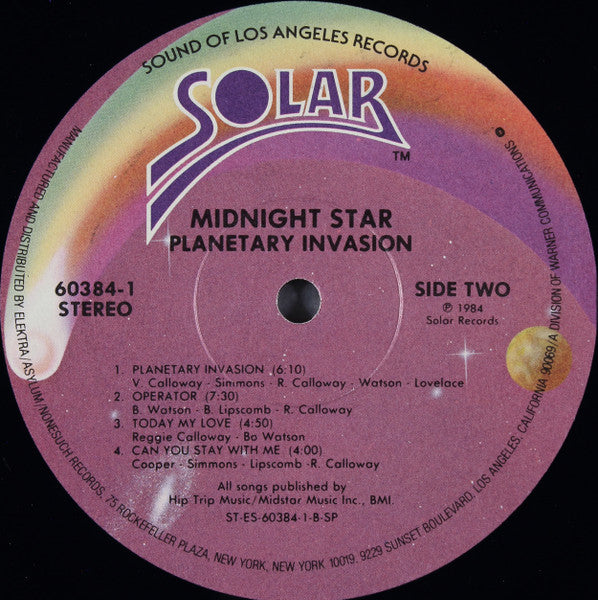 Midnight Star - Planetary Invasion (LP) [US] 1st (Mint (M))