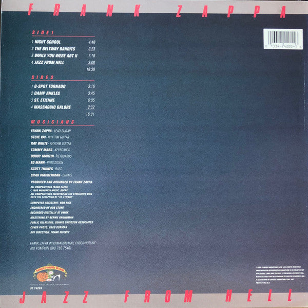 Frank Zappa - Jazz From Hell
