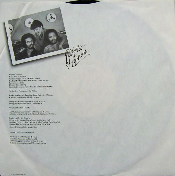 Phyllis Hyman - You Know How To Love Me