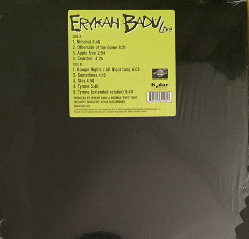 Erykah Badu - Live (LP) [US] 1st (Near Mint (NM or M-))