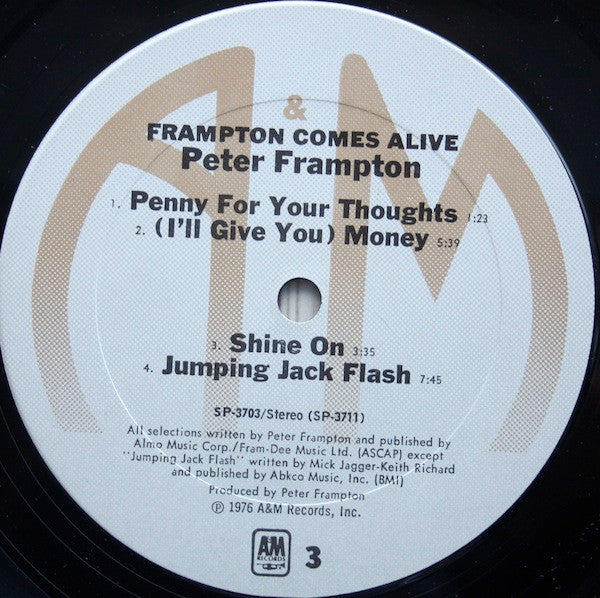 Peter Frampton - Frampton Comes Alive! (LP) [US] 1st (Very Good Plus (VG+))