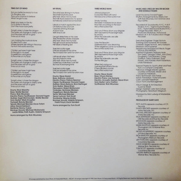Steely Dan - Gaucho (LP) [US] 1st (Very Good Plus (VG+))