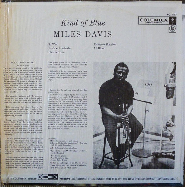Miles Davis - Kind Of Blue (LP) [US] 1977 RP (Very Good Plus (VG+))