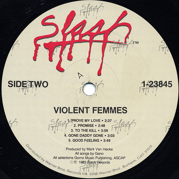 Violent Femmes - Violent Femmes (LP) [US] 1984 RP (Very Good Plus (VG+))
