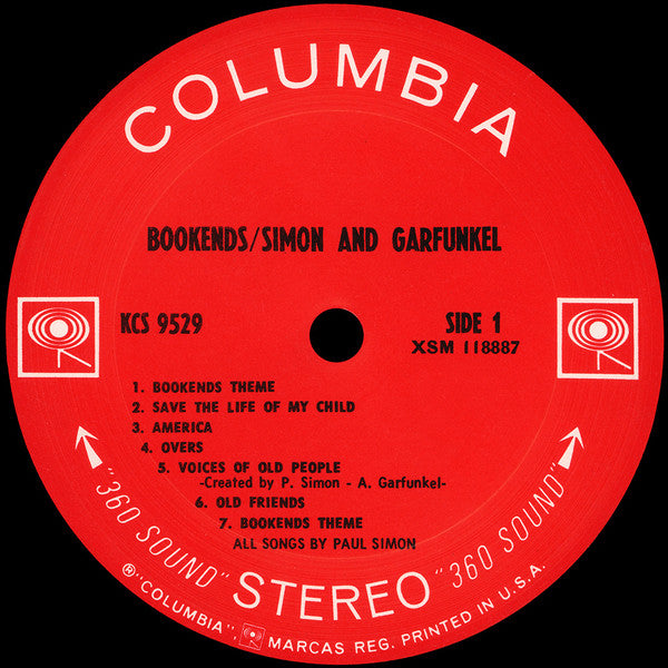 Simon & Garfunkel - Bookends (LP) [US] 1st (Very Good Plus (VG+))