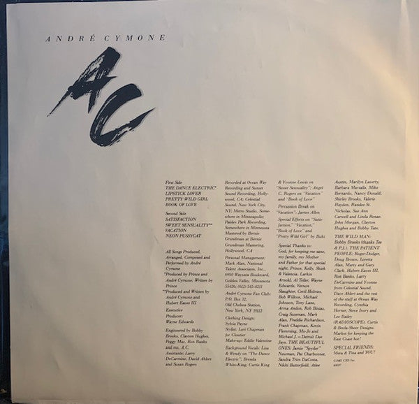 André Cymone - A.C. (LP) [US] 1st