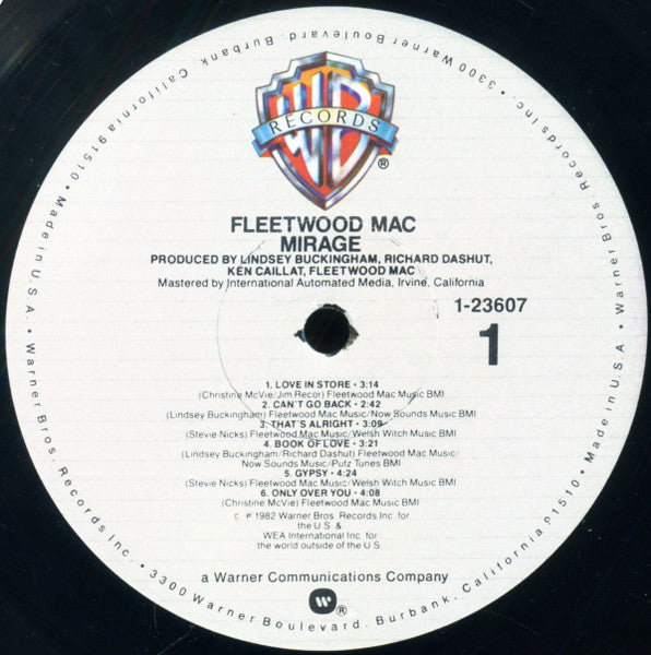 Fleetwood Mac - Mirage (LP) [US] 1st (Mint (M))