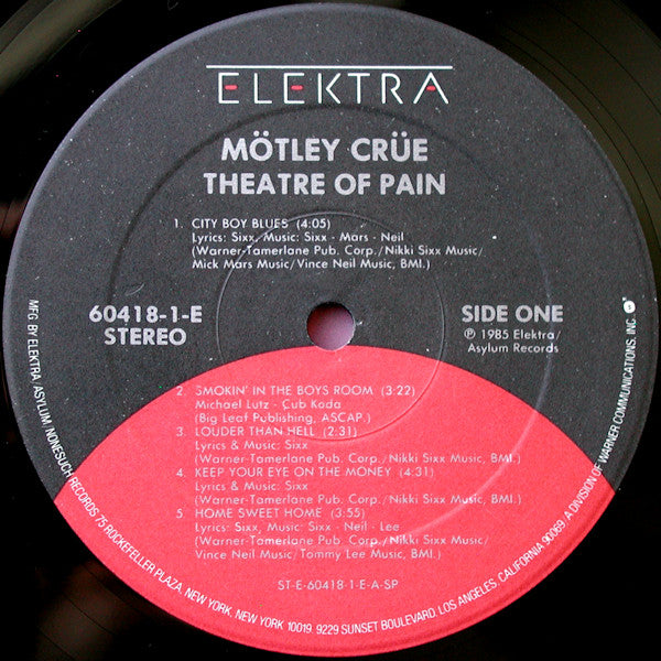 Mötley Crüe - Theatre Of Pain (LP) [US] 1st